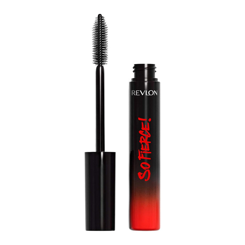 Revlon Mascara, So Fierce Eye Makeup, Lasts up to 24 Hours, No Clump, Smudge-Proof, Flake-Free, 703 Blackened Brown, 0.25 fl oz