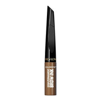 Revlon ColorStay 5-in-1 Semi-Permanent Brow Ink with Spoolie Brush, Waterproof, Transfer-Proof, Eyebrow Makeup, Easy to Remove, 352 Soft Brown Ink, 0.09 fl oz