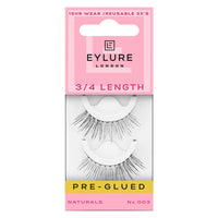Eylure Pre-Glued False Eyelashes, Naturals No. 003