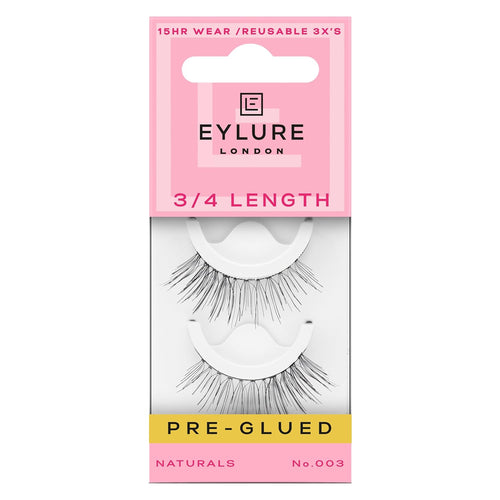 Eylure Pre-Glued False Eyelashes, Naturals No. 003