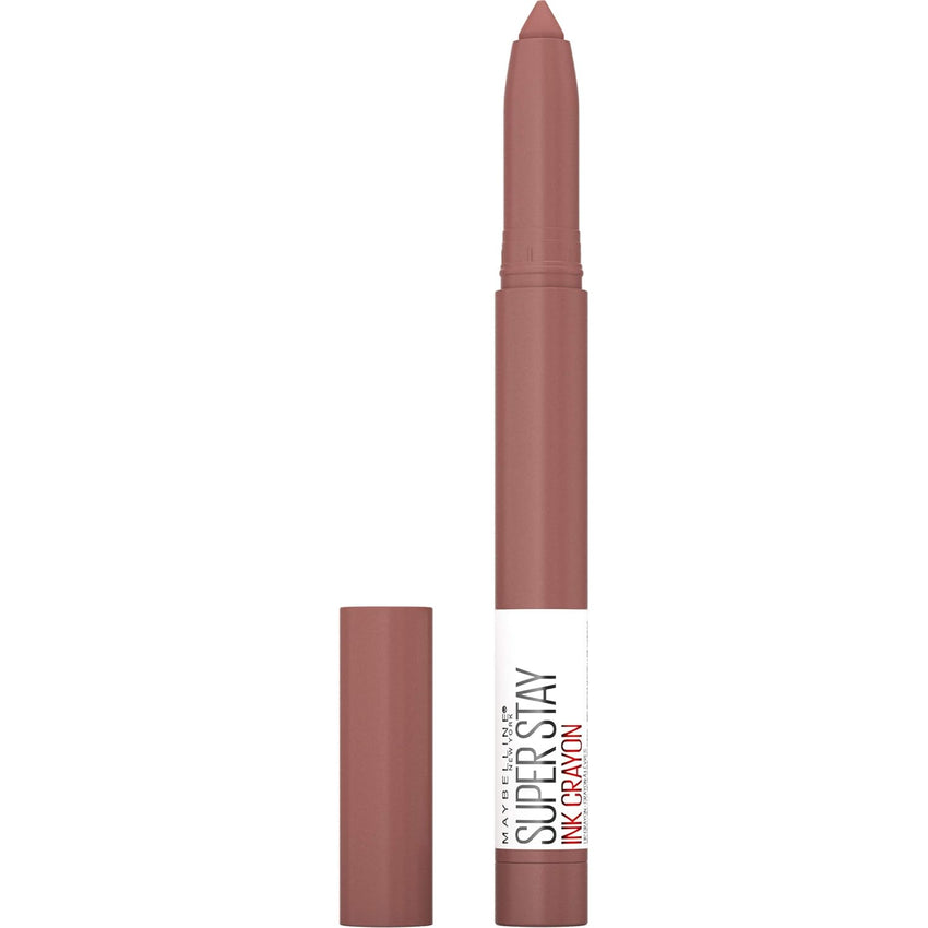 Maybelline Super Stay Ink Crayon Lipstick Makeup, Precision Tip Matte Lip Crayon with Built-in Sharpener, Longwear Up To 8Hrs, Trust Your Gut